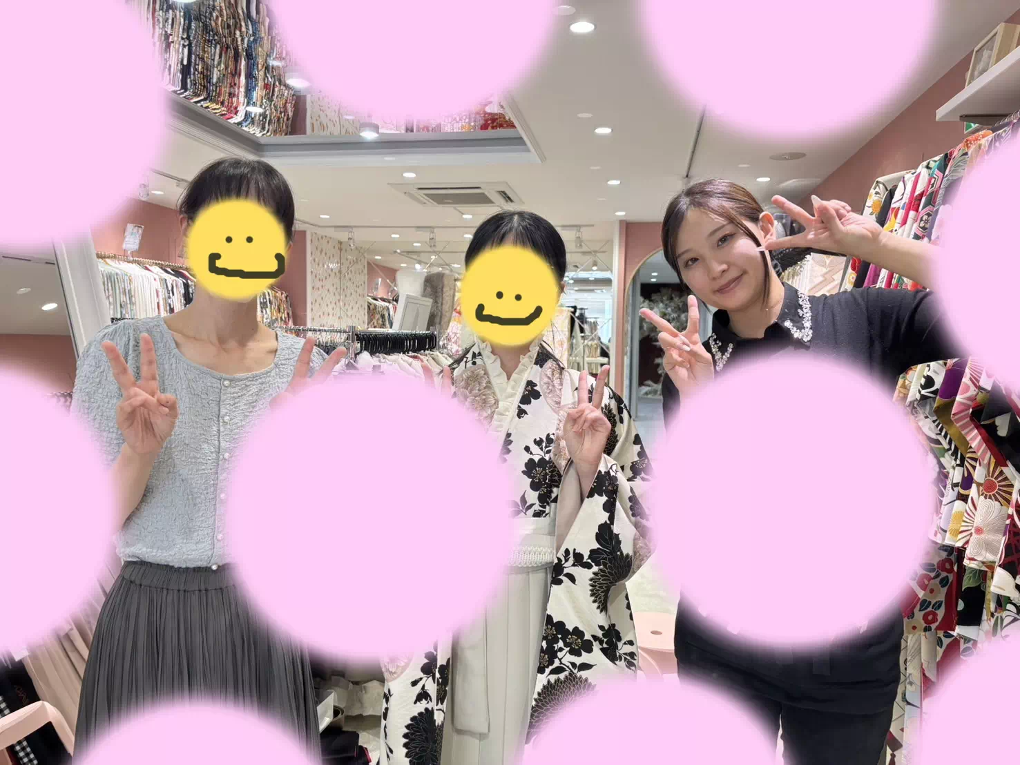TAKAZEN姫路店　姫路市　成人式　卒業式　袴　振袖　イマドキ振袖　黒