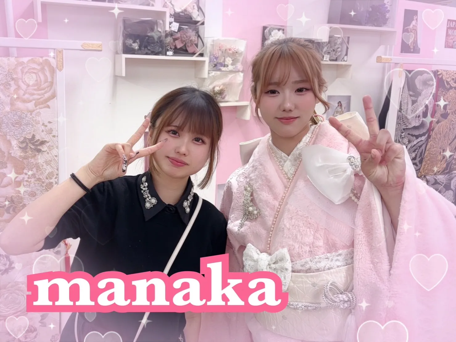 TAKAZEN　振袖　レンタル　奈良　成人式　最新作ヘップバーンシュシュ　ピンク　ファー/ジャガード生地　リボン・キラキラパーツ付き　一番目立つ　ふわふわ振袖　セレブ　かわいい　伊藤桃々
