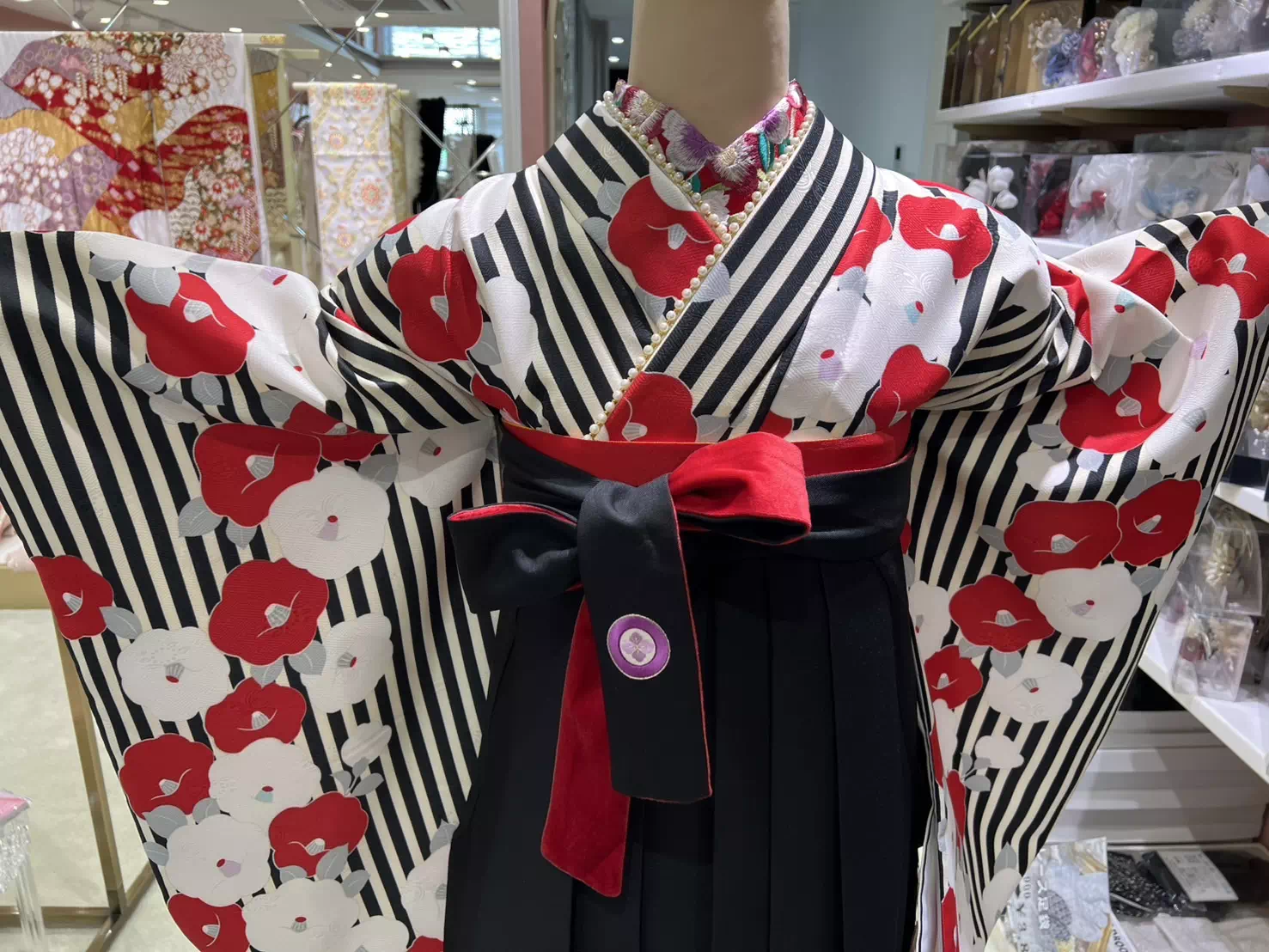姫路　袴　袴コーデ　卒業式袴　おすすめ袴　古典柄
