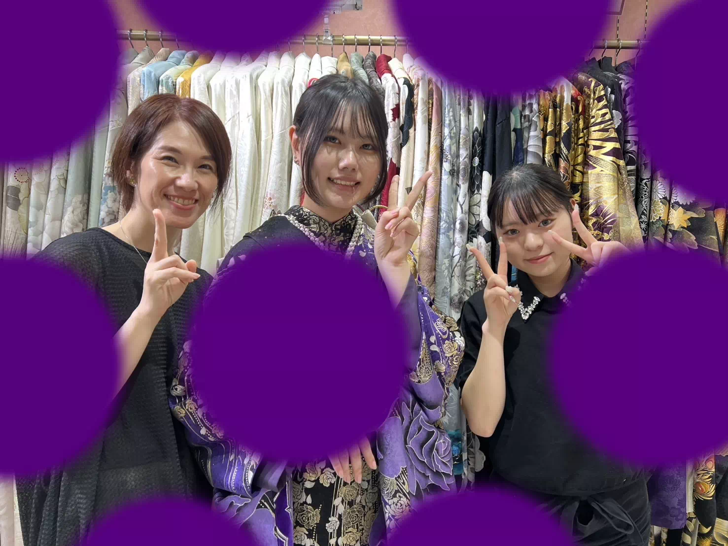 TAKAZEN姫路店　加古川市　高砂市　人気振袖　振袖レンタル　姫路市　成人式　卒業式　袴　振袖　イマドキ振袖　紫