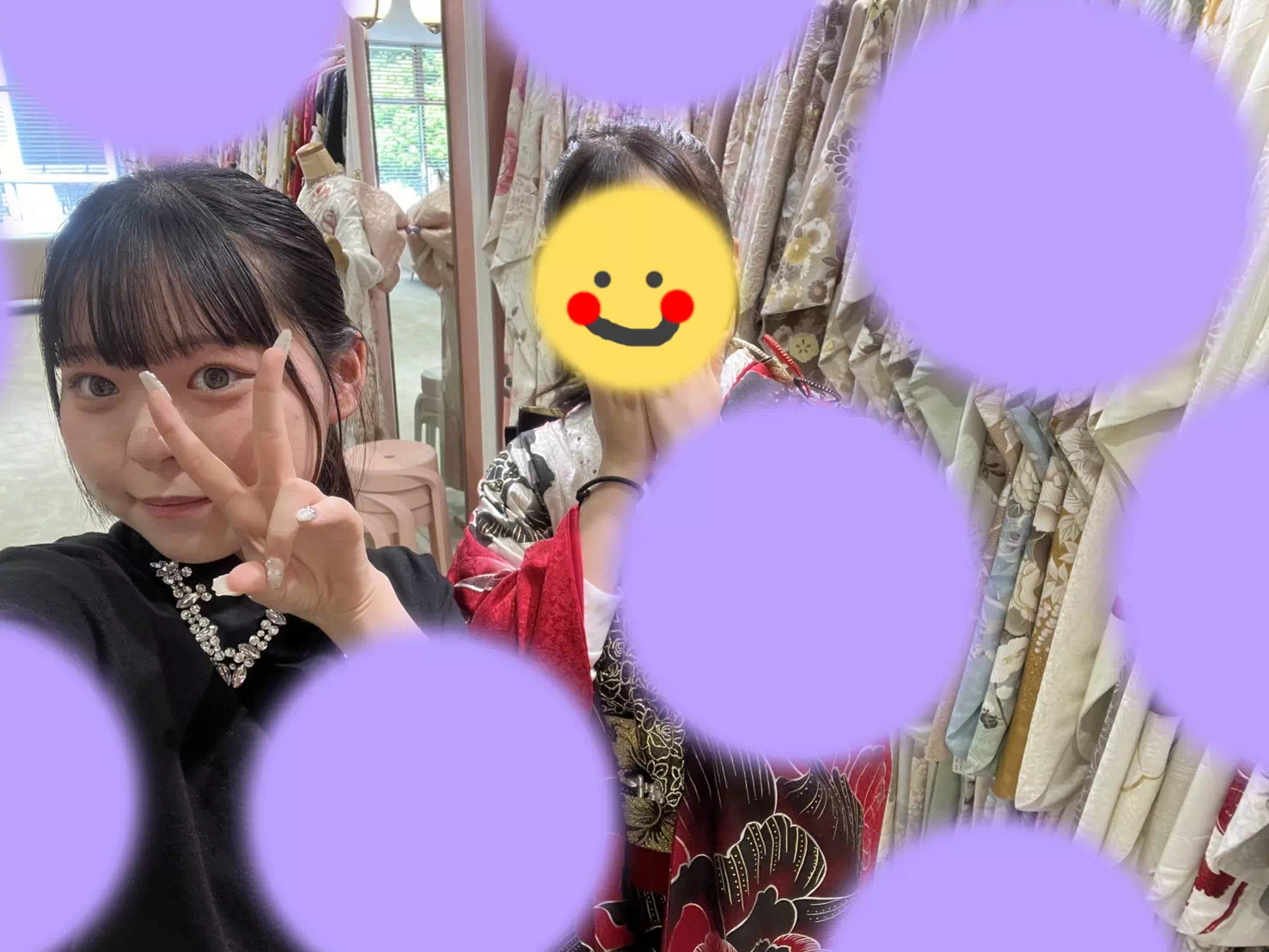 TAKAZEN姫路店　姫路市　成人式　卒業式　袴　振袖　イマドキ振袖　キラキラ　モード
