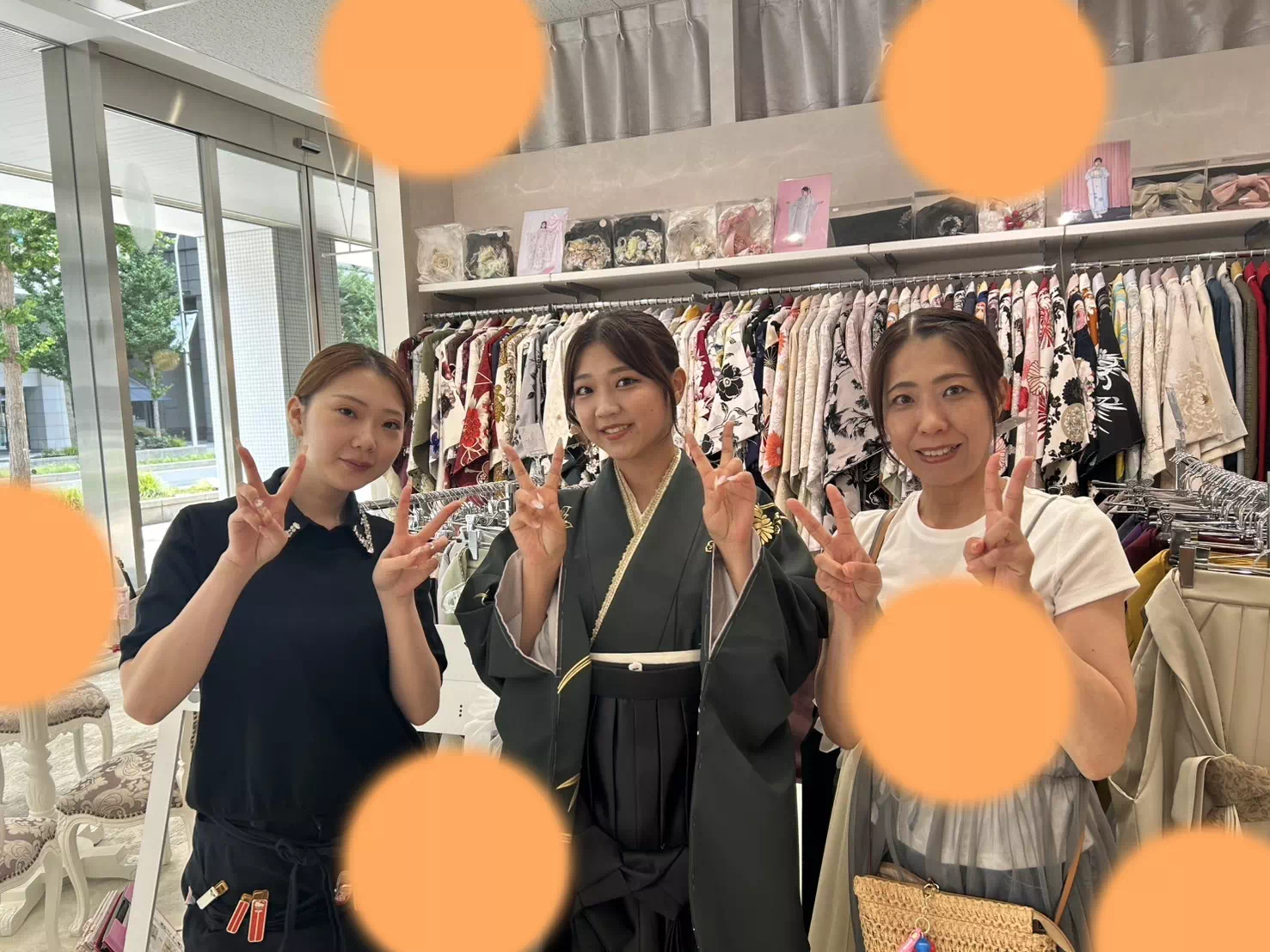 TAKAZEN神戸店　前撮り撮影会　イマドキ　カワイイ　コディネート　振袖　レンタル　袴　