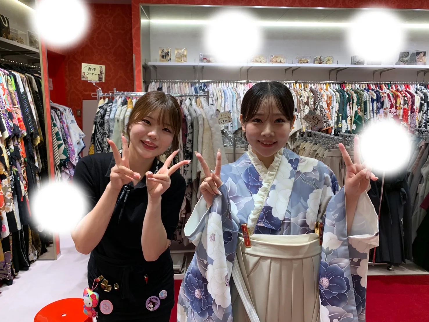 袴レンタル　卒業式　前撮り　くすみカラー　かわいい
