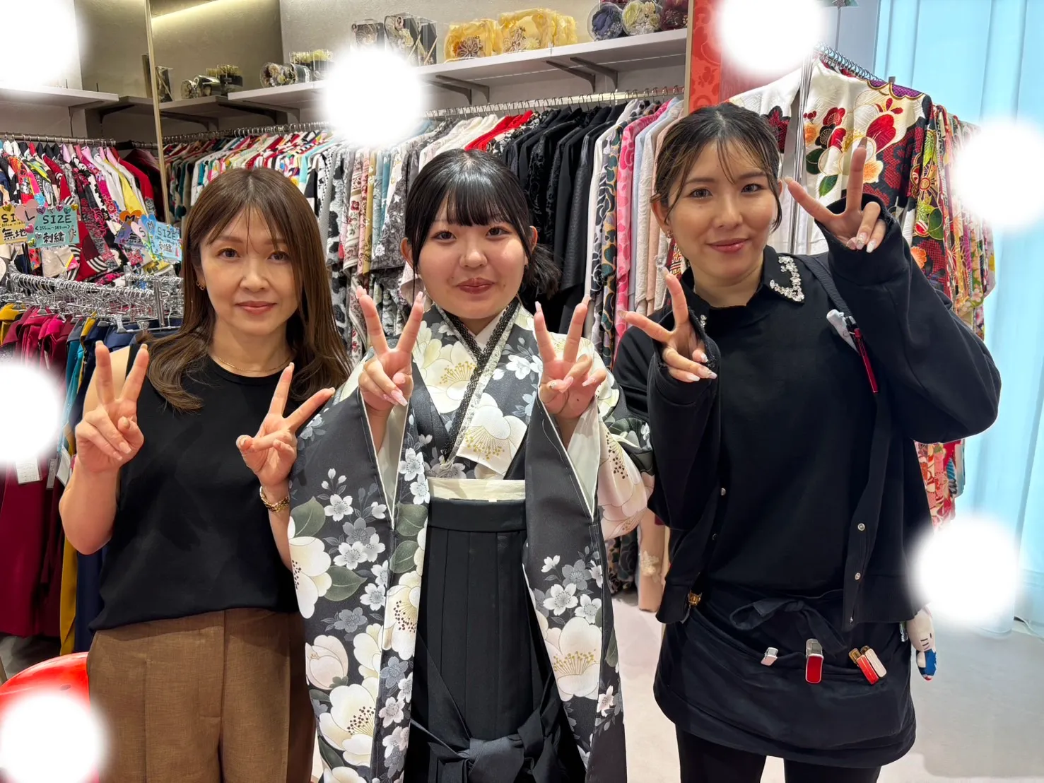 卒業式　くすみ　袴