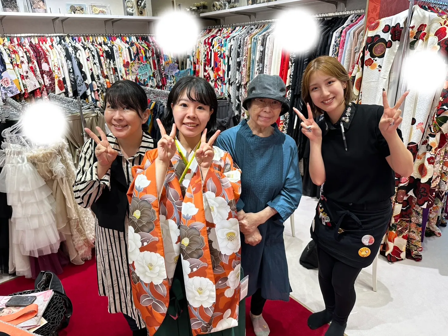 成人式　卒業式　TAKAZEN 袴レンタル