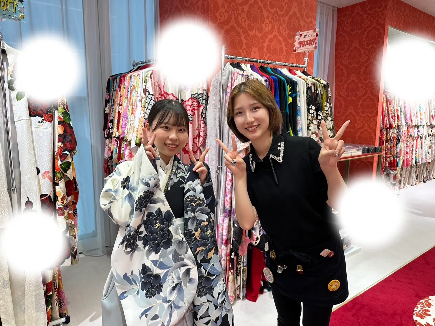 成人式　前撮り　梅田　袴　くすみカラー　かわいい　イマドキ　淡色　古典　タカゼン　撮影