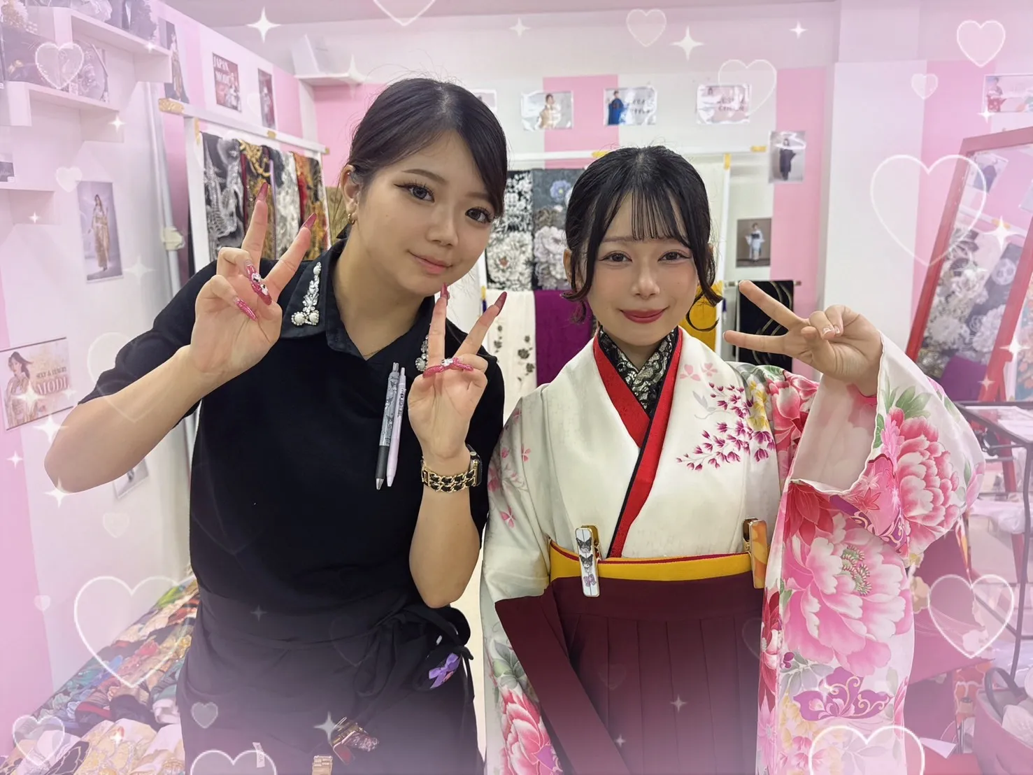袴　前撮り撮影会　可愛い　おしゃれ 奈良　レンタル