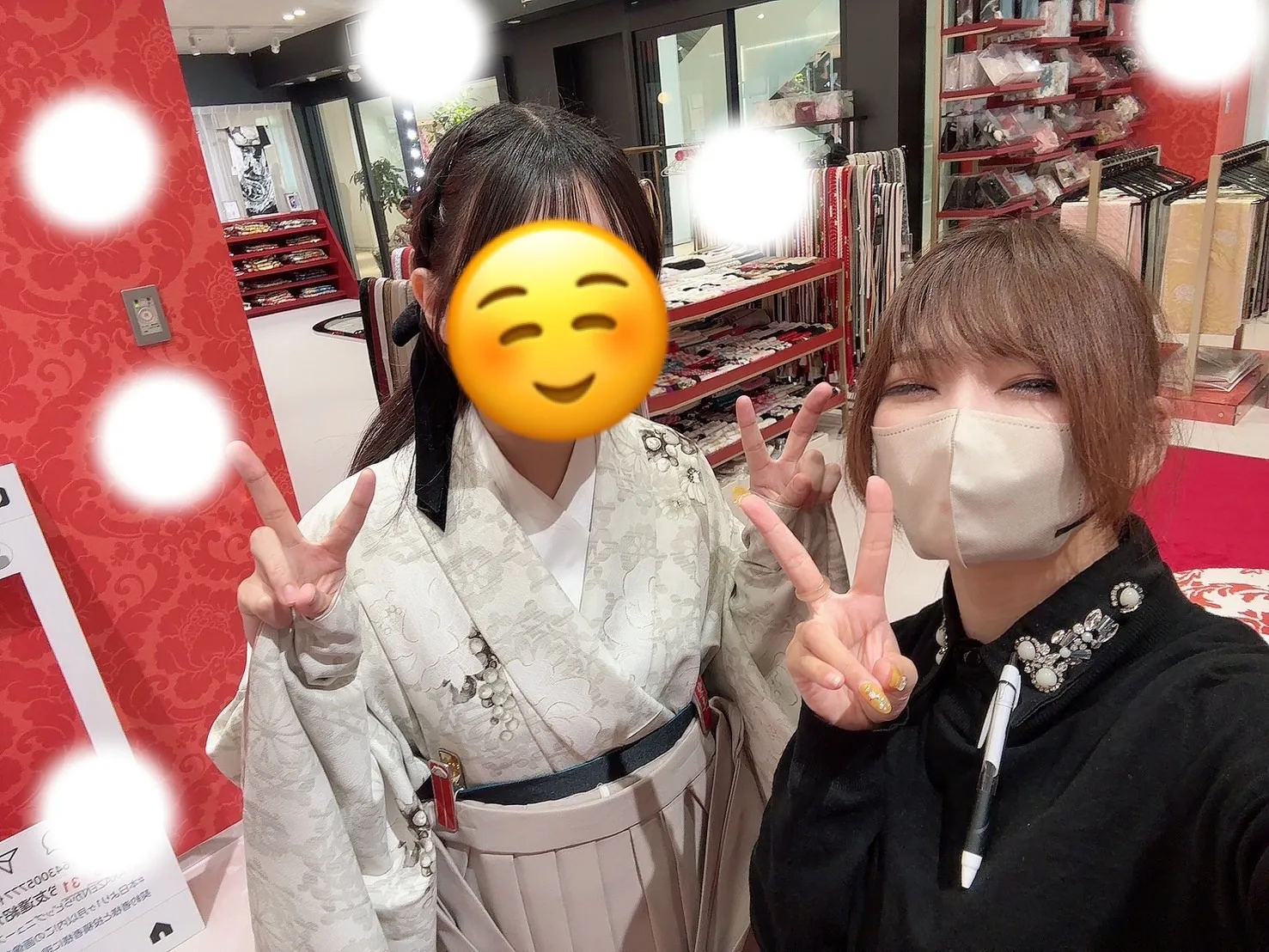 卒業式　袴　梅田