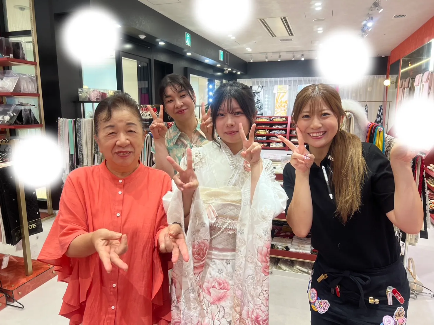 成人式　前撮り　梅田　コスメカラー　ピンク　キラキラ　ヘップバーン