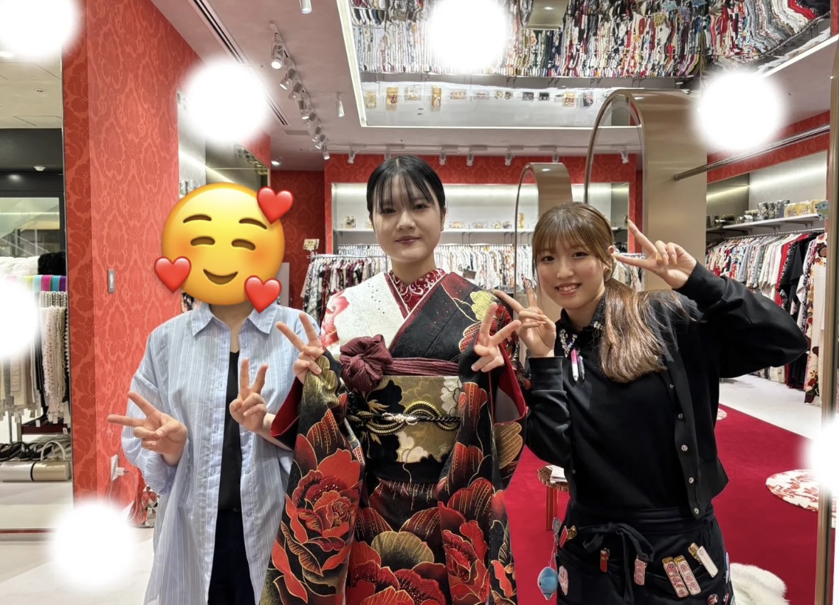 【TAKAZEN大阪梅田本店】♡23日 大阪梅田で赤薔薇モードのキラキラお振袖姫ちゃん♡