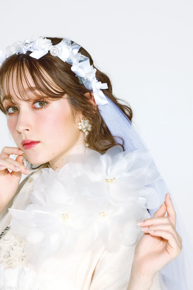 成人式振袖レンタル ヘップバーン シュシュ お花ン付き振袖