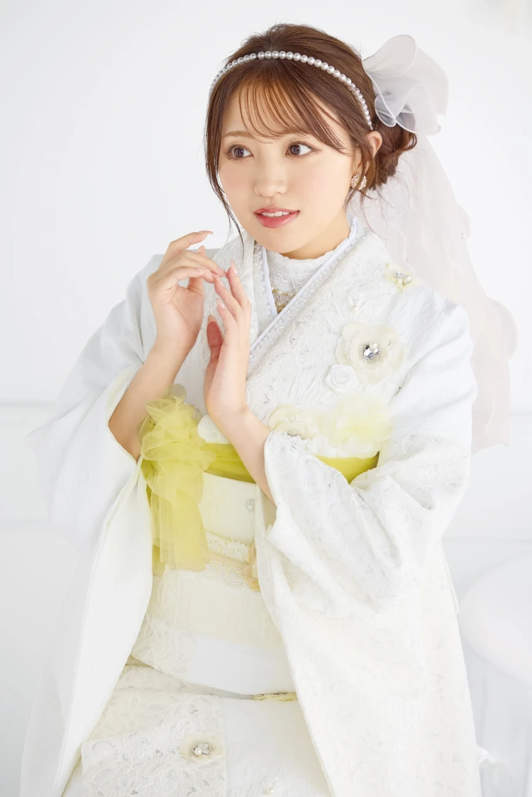 かわいい振袖レンタル　表参道　イエロー