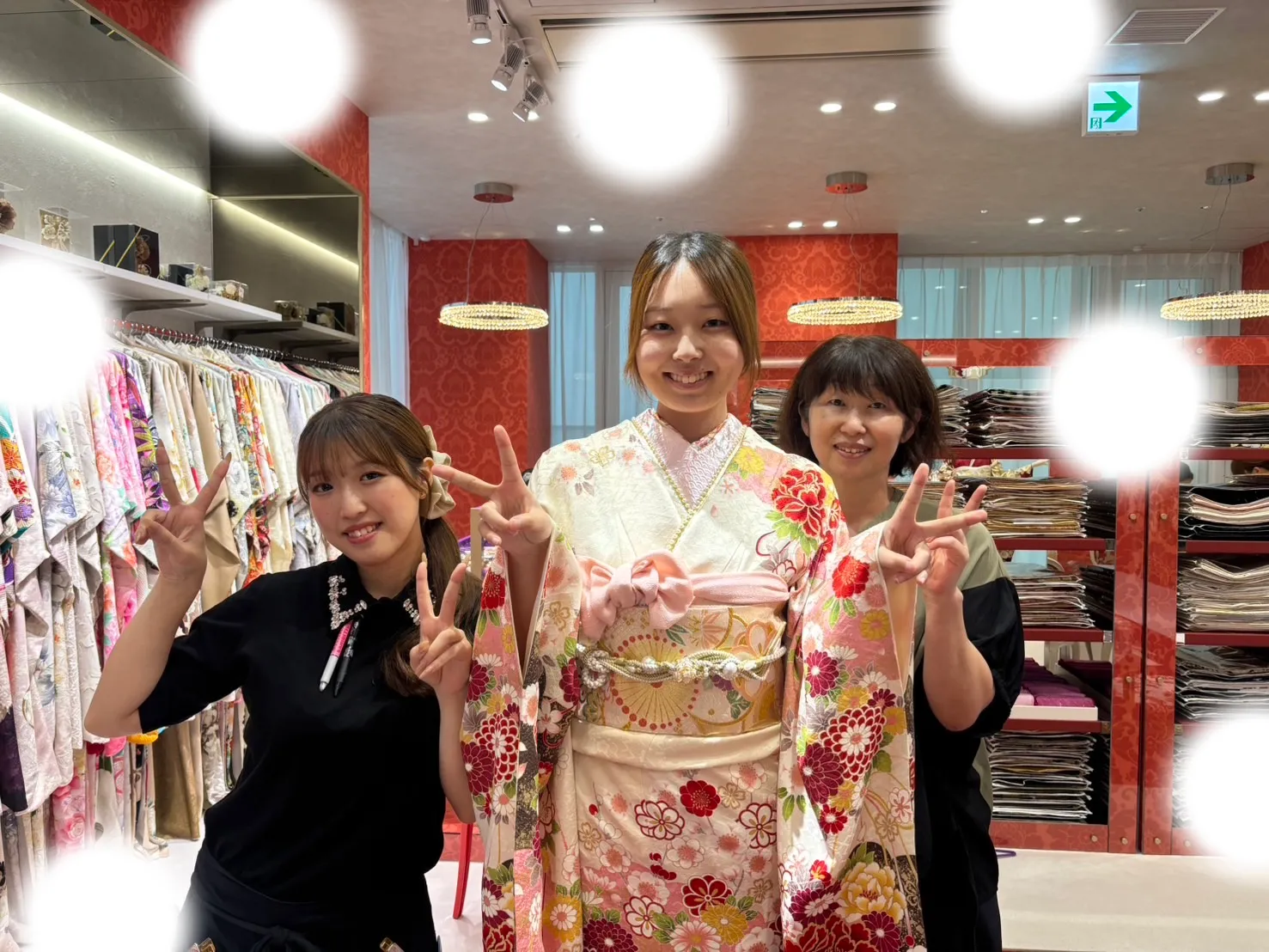 成人式　振袖　梅田　古典　ピンク　かわいい