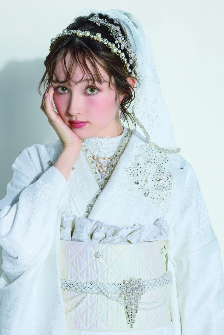 成人式振袖レンタル BLACKLABEL オールホワイト