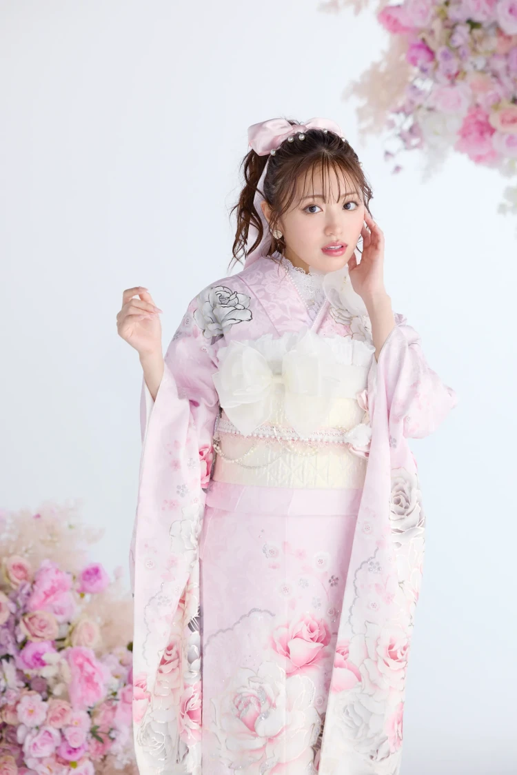 成人式振袖レンタル ヘップバーン コスメカラー かわいい振袖 おしゃれ