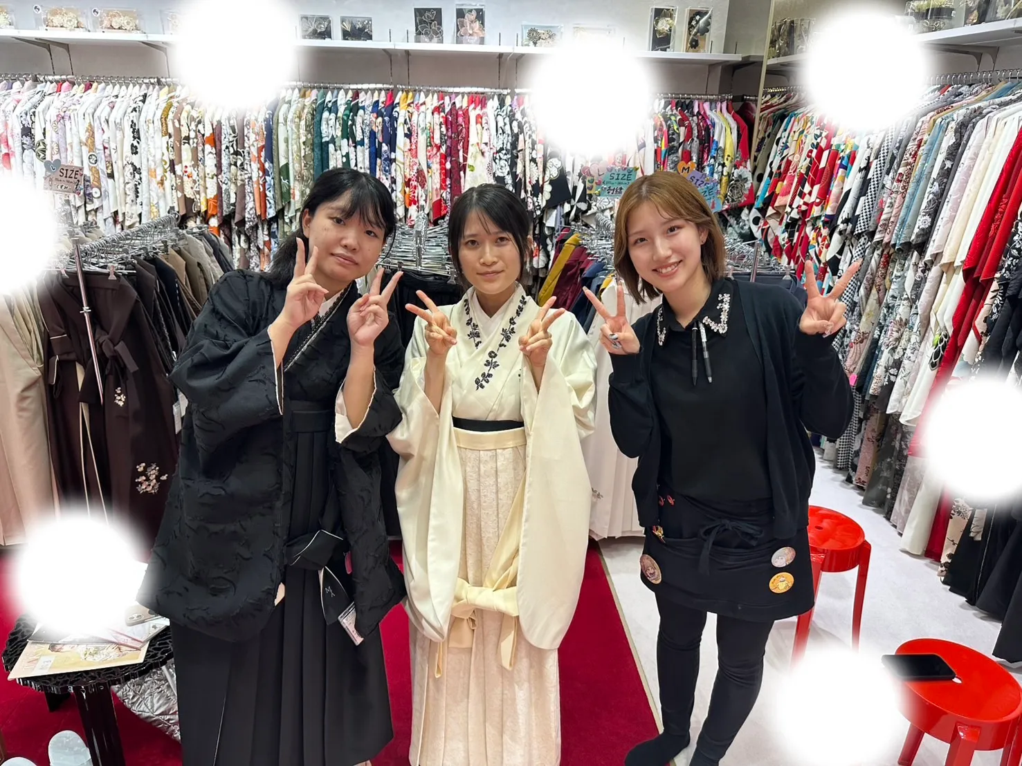 卒業式　袴レンタル　かわいい　前撮り　シンプル　ヴィンテージ