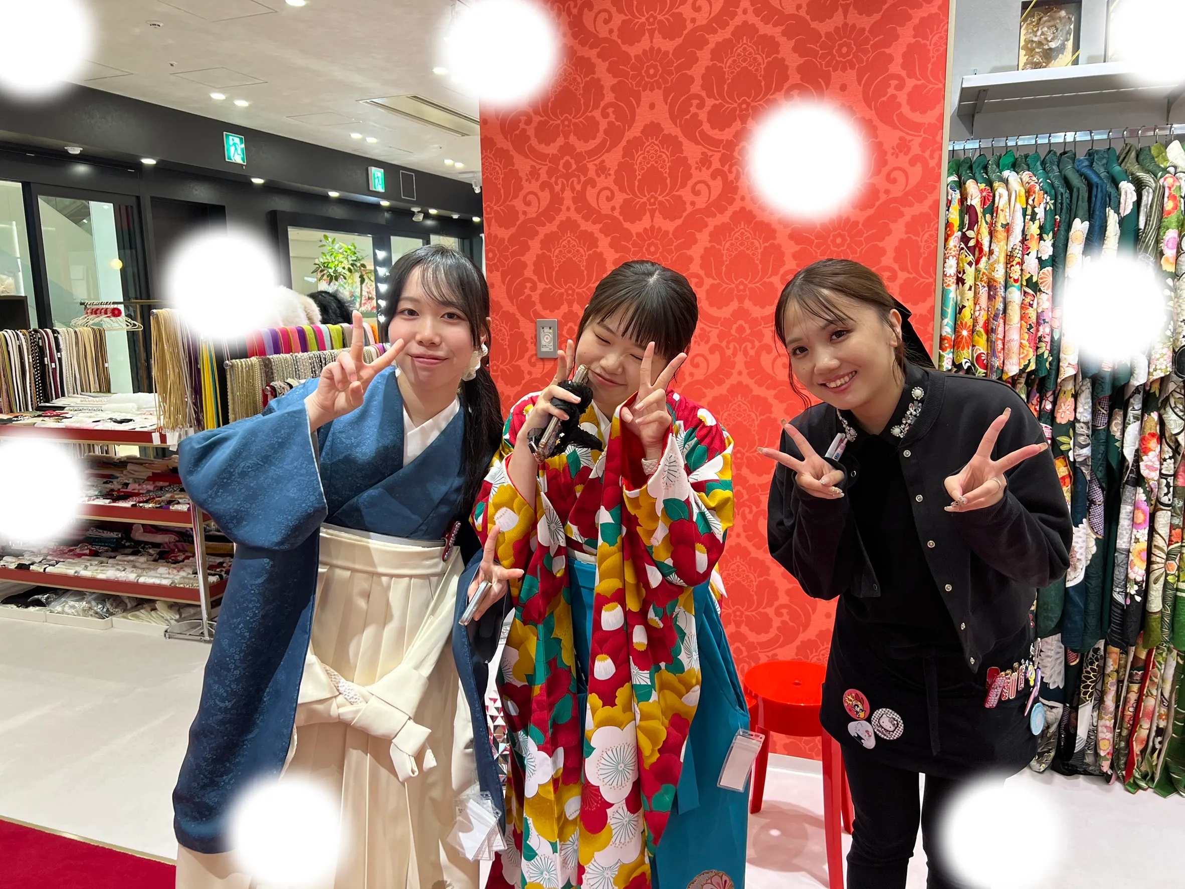 【TAKAZEN大阪梅田本店】♡11日　お友達同士ハカマ姫ちゃん♡