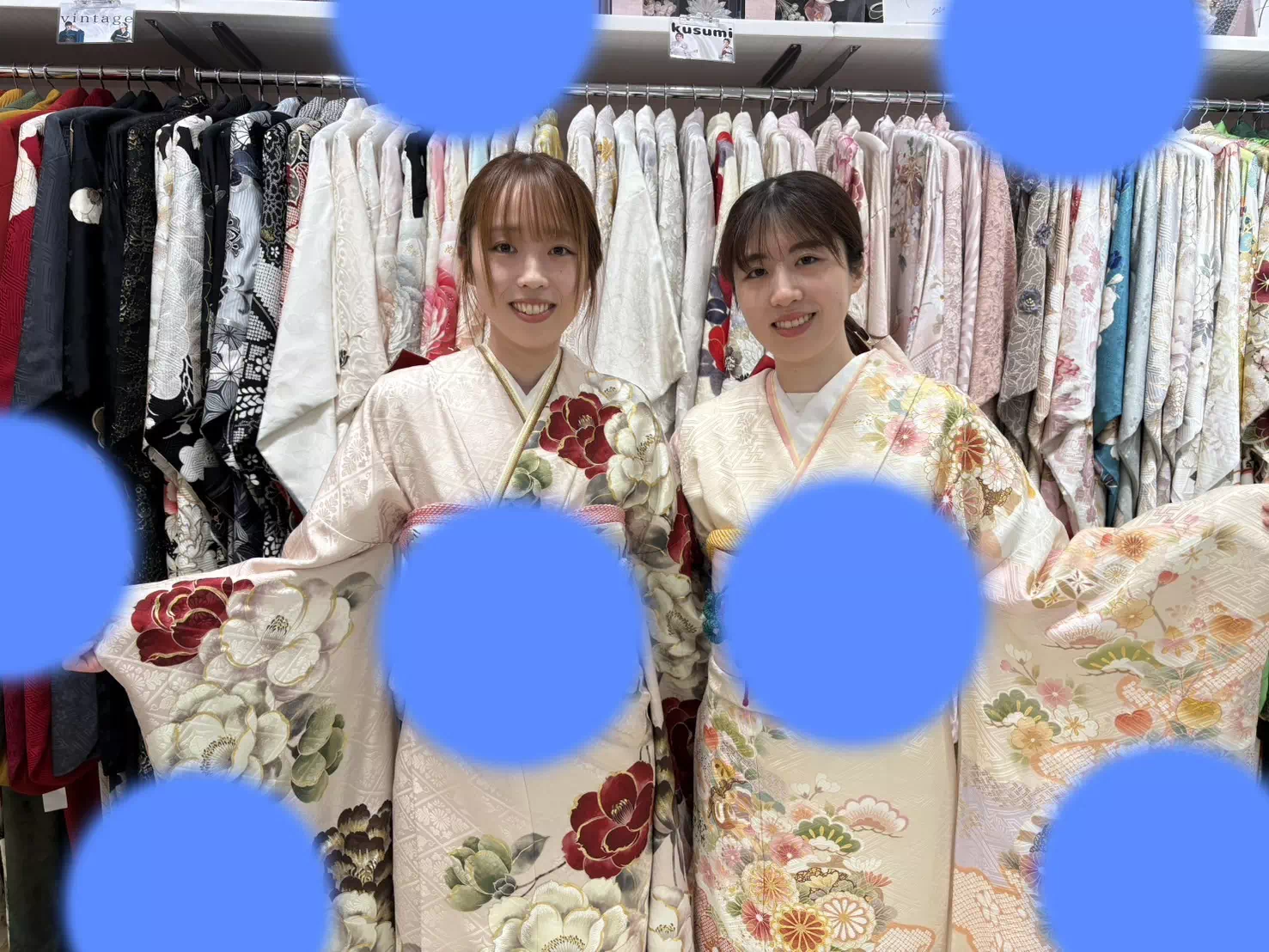 TAKAZEN神戸店　前撮り撮影会　イマドキ　カワイイ　コディネート　振袖　レンタル　袴　