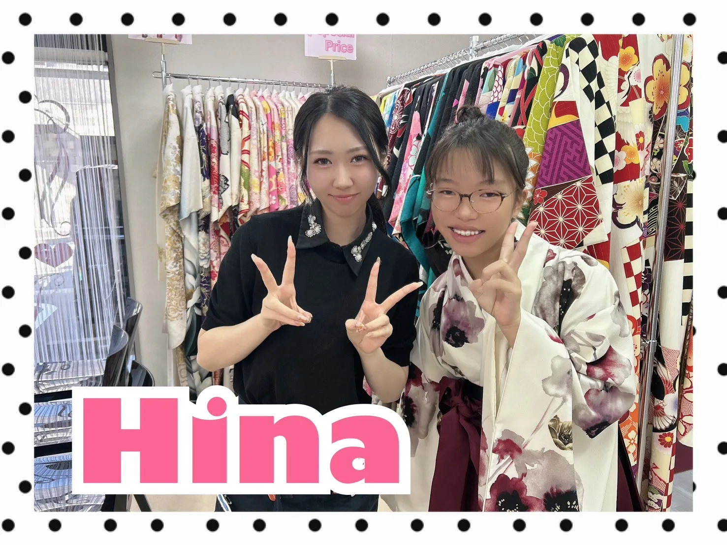 JAPANSTYLE×中村里砂ブランド袴　くすみカラーガーリー　白/ピンク　水彩画風　かわいい　量産型　女の子らしい【通販可】R23039