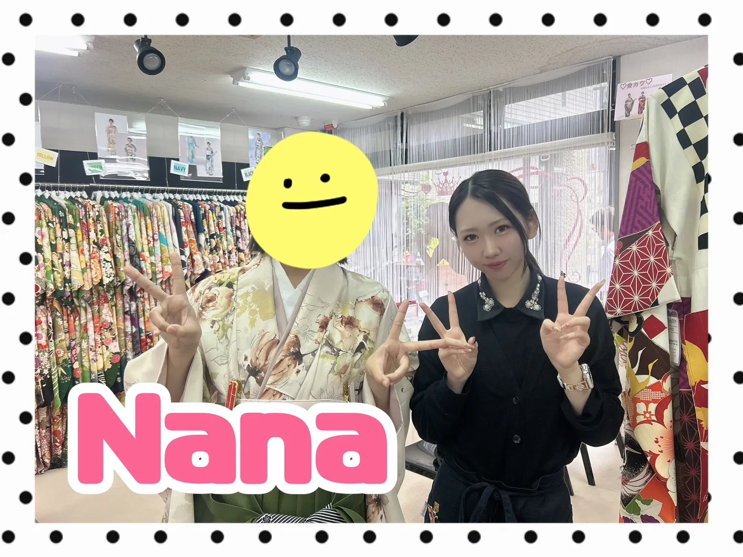 【TAKAZEN奈良店】23日♡奈良市からお越しの2026年卒業 大人可愛いくすみカラー袴姫ちゃん♡
