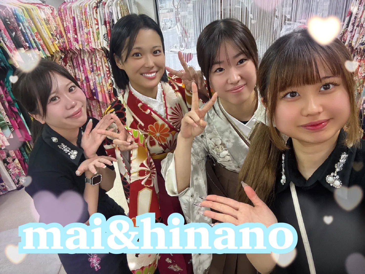 TAKAZEN　奈良　袴　レンタル　卒業式　前撮り　かわいい　かっこいい　イマドキ　くすみ　上品　華やか　目立つ　オシャレ