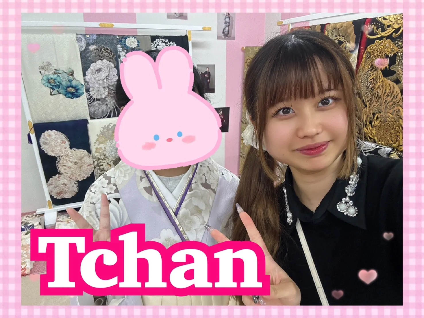 TAKAZEN　奈良　袴　レンタル　卒業式　玉城ティナ×紅一点ブランド袴　紫/ベージュ/くすみ系　牡丹柄/和柄　大人っぽい　おしゃれ