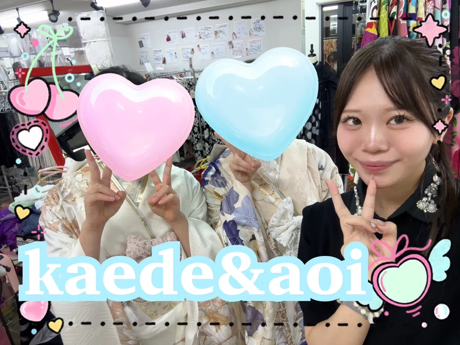 TAKAZEN　奈良　振袖　レンタル　成人式　くすみカラーガーリー　白/サーモンピンク/　百合柄　かわいい　すっきり　シンプル　フェミニンな振袖　リボン小物コーデ　葛西杏也菜
