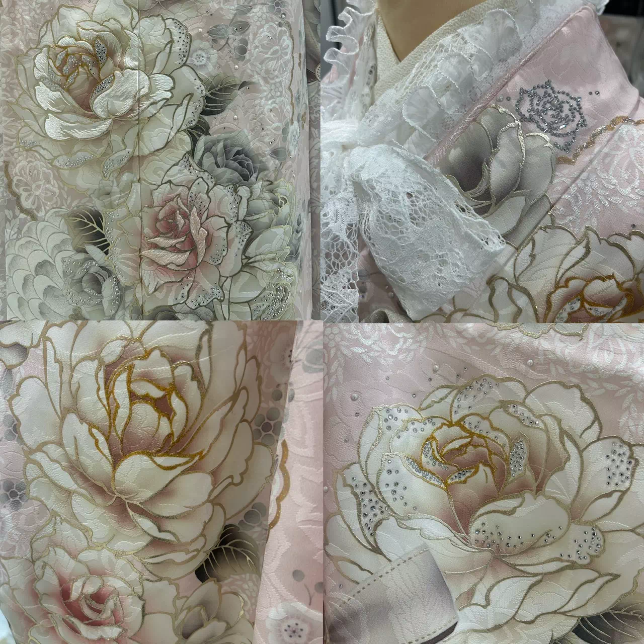 TAKAZEN姫路店　姫路市　成人式　卒業式　袴　振袖　イマドキ振袖　キラキラ　ヘップバーン　スワロフスキー　目立つ　パステルカラー