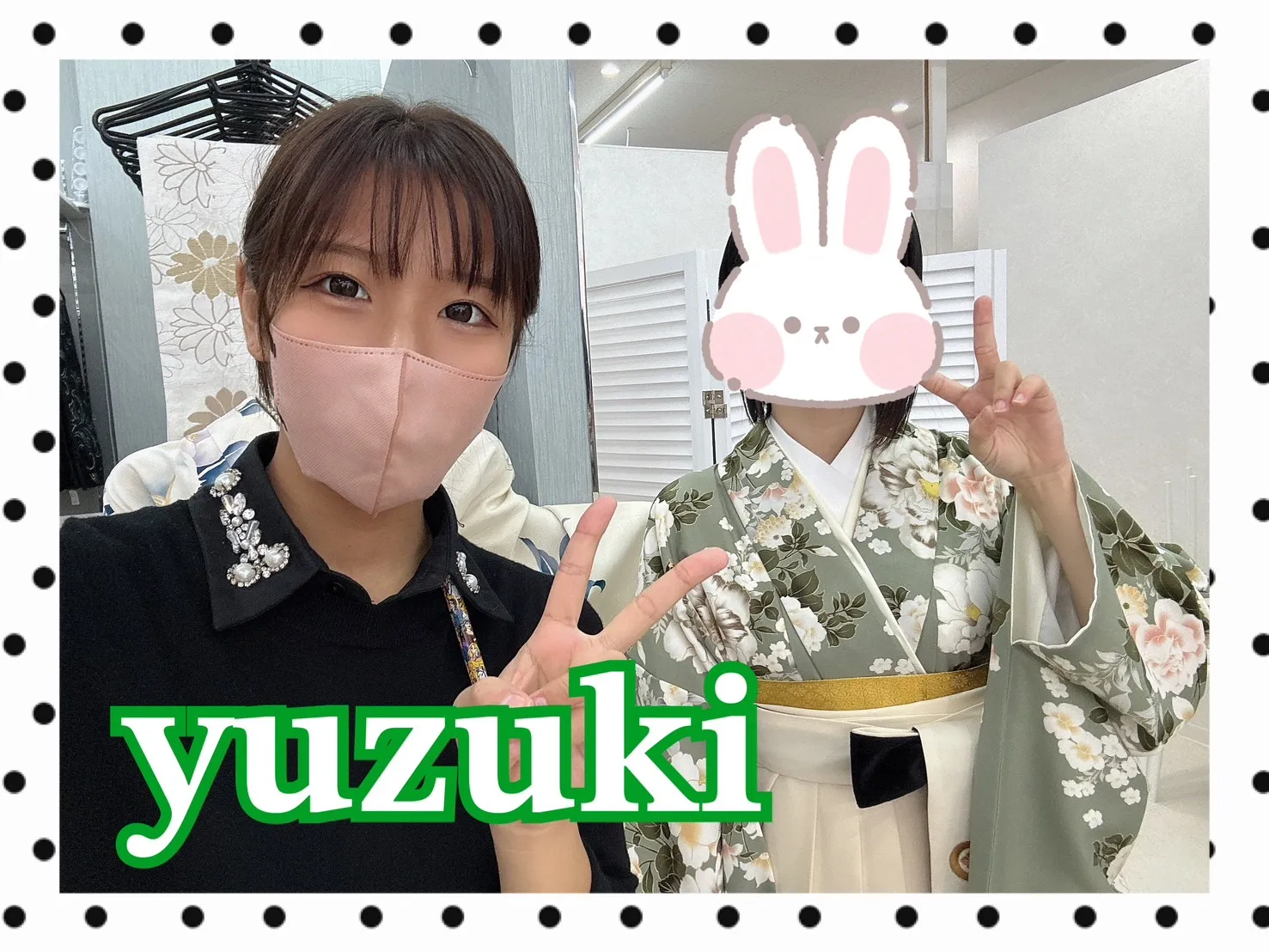 TAKAZEN橿原　奈良　橿原　成人式　振袖　振袖レンタル　前撮り　卒業式　袴レンタル　くすみカラー古典　くすみグリーン/緑　ツバキ柄　香音(かのん)ちゃん　上品　おしとやか【通販可】K24014