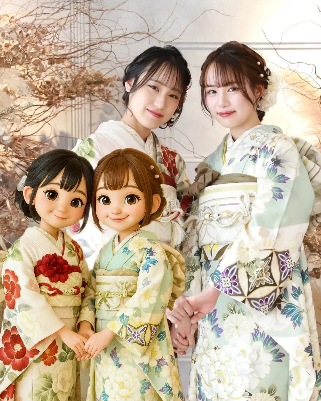 前撮り撮影会　振袖レンタル　袴レンタル　チャットGPT　大阪　可愛い　人気