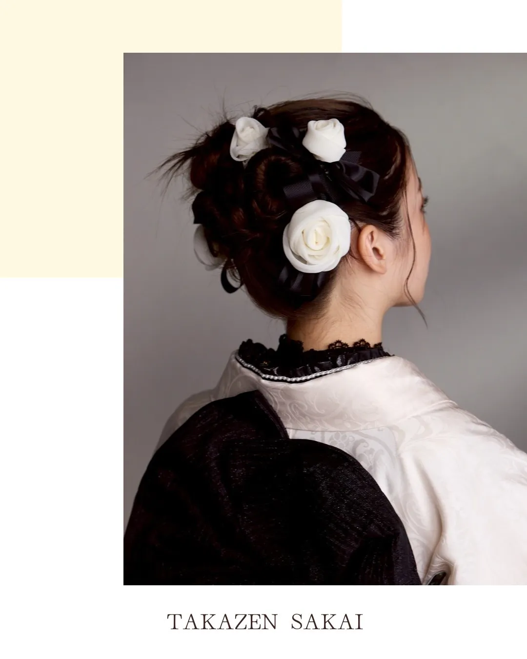 髪飾り　ヘアアレンジ　成人式　卒業式
