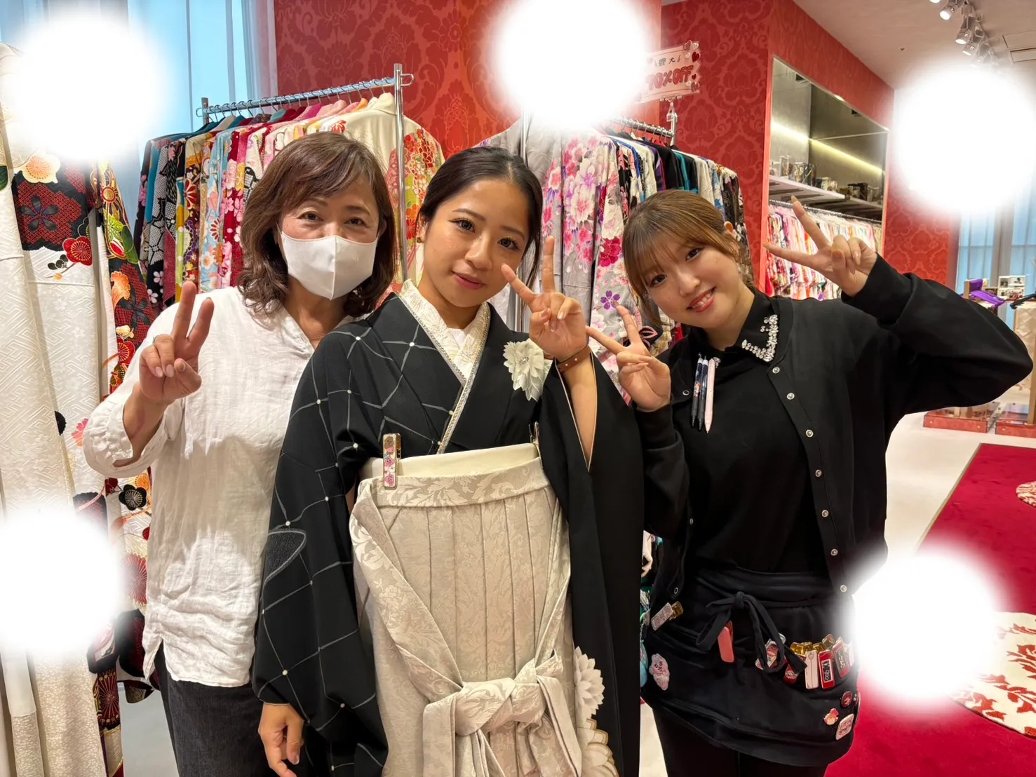 成人式　前撮り　梅田　袴　くすみカラー　かわいい　イマドキ　淡色　古典　タカゼン　撮影