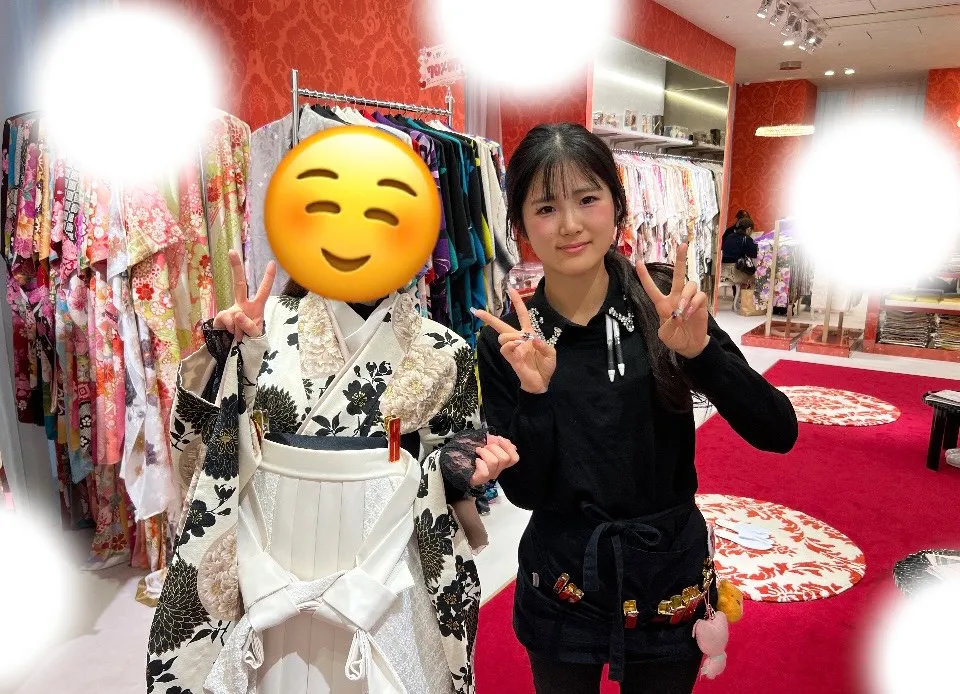 卒業式　袴　レンタル　黒　キラキラ　可愛い　王道