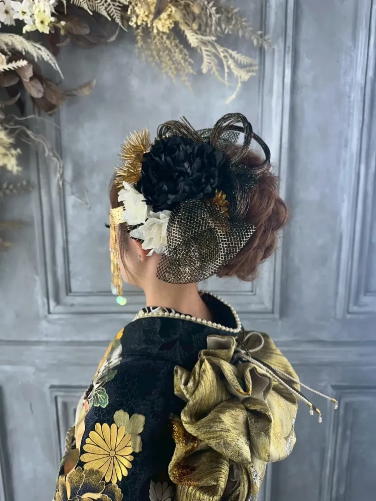 成人式　振袖　梅田　ヘアアレンジ