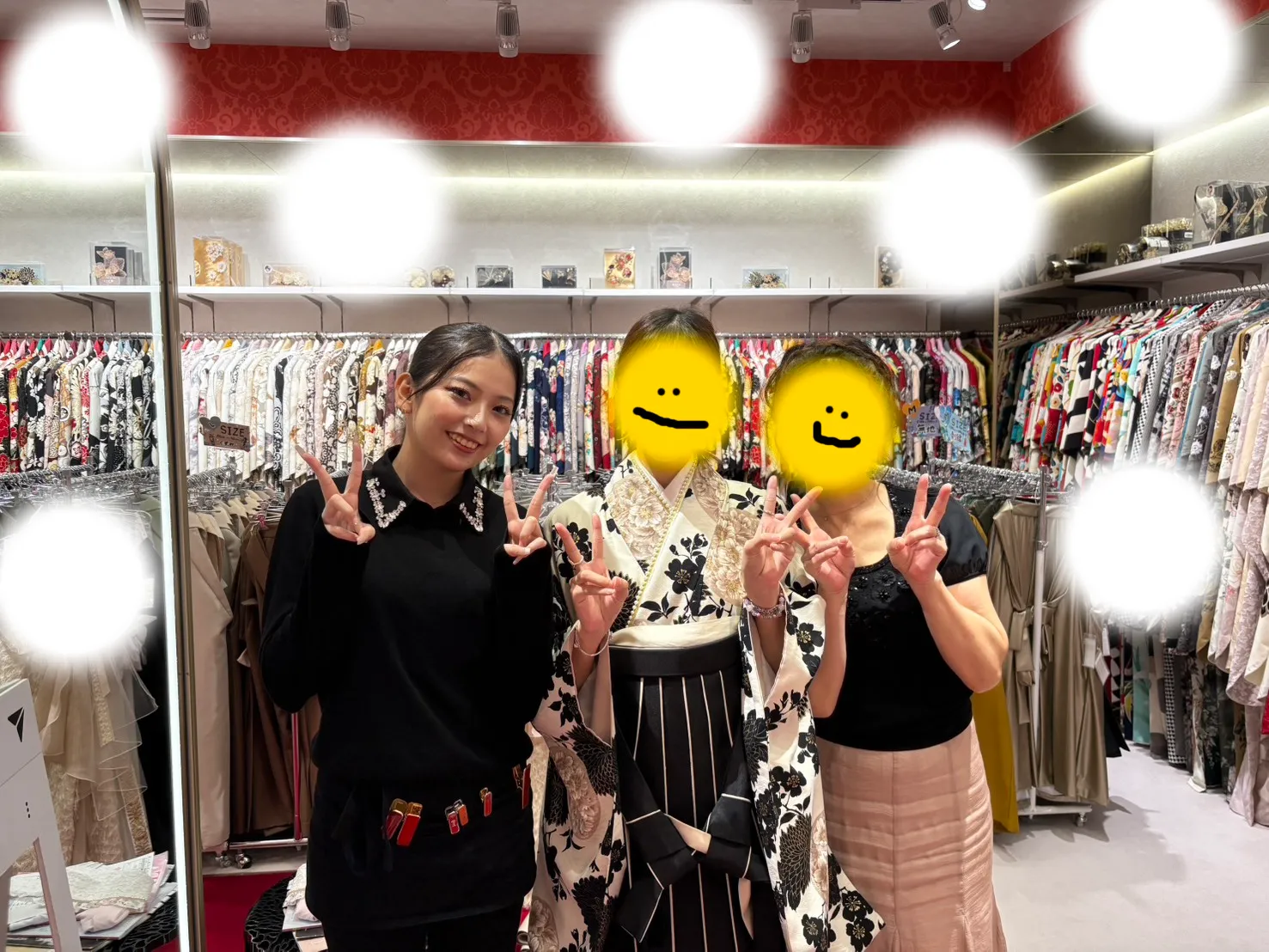 くすみ　卒業式　TAKAZEN 袴レンタル