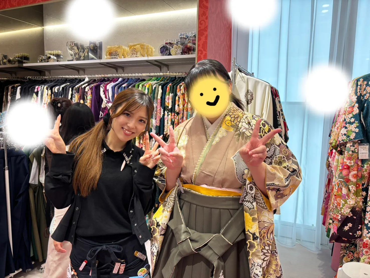 卒業式　袴　レンタル　くすみカラー　王道　可愛い