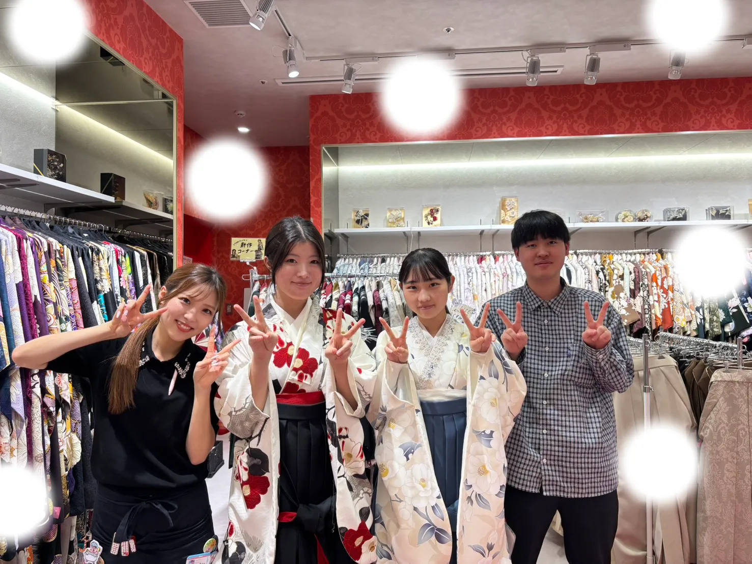 【TAKAZEN大阪梅田本店】♡4日 大阪梅田でお友達同士で華やかな袴姫ちゃん♡