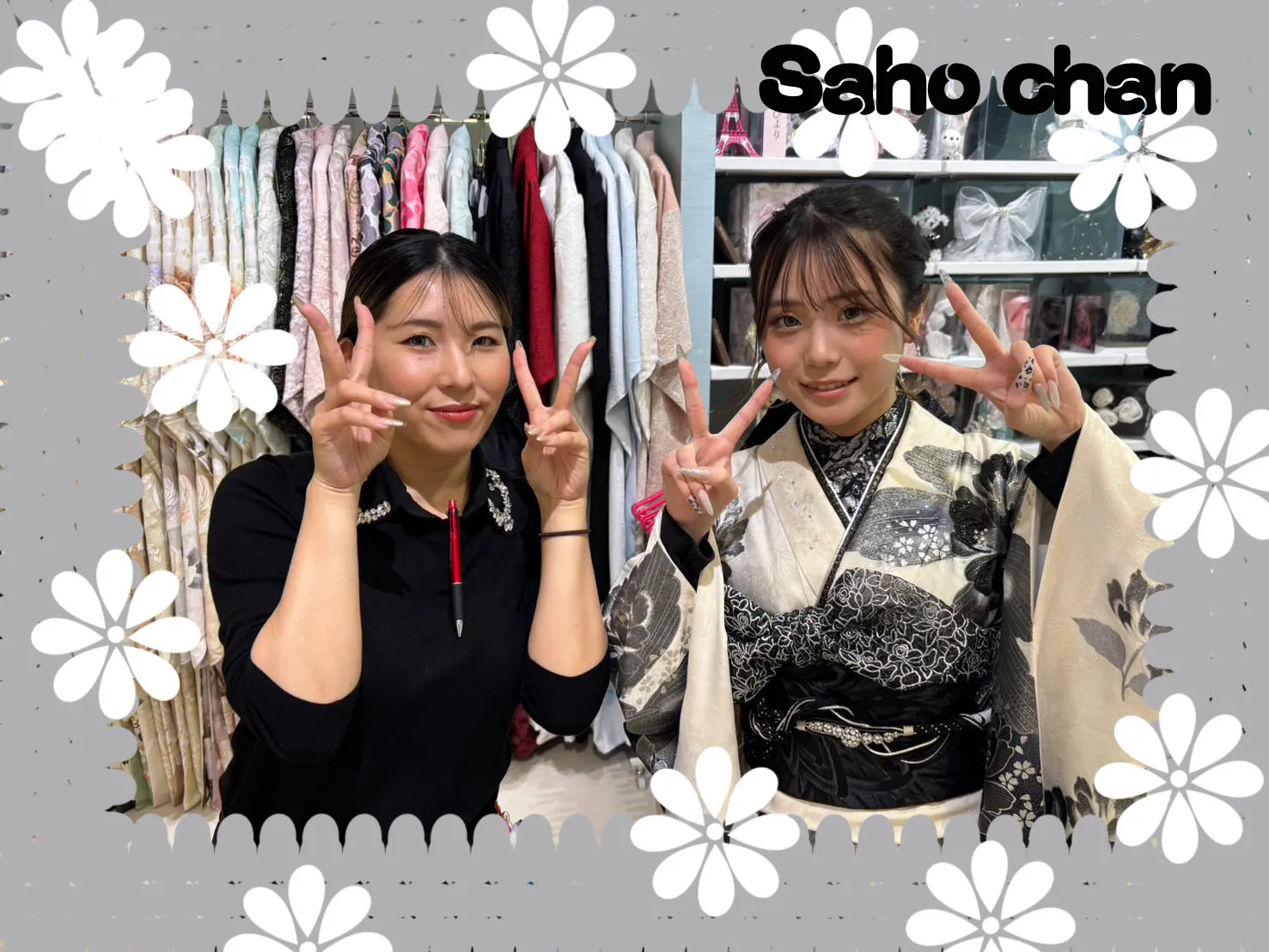 レンタル　振袖　派手　シルバー　キラキラ