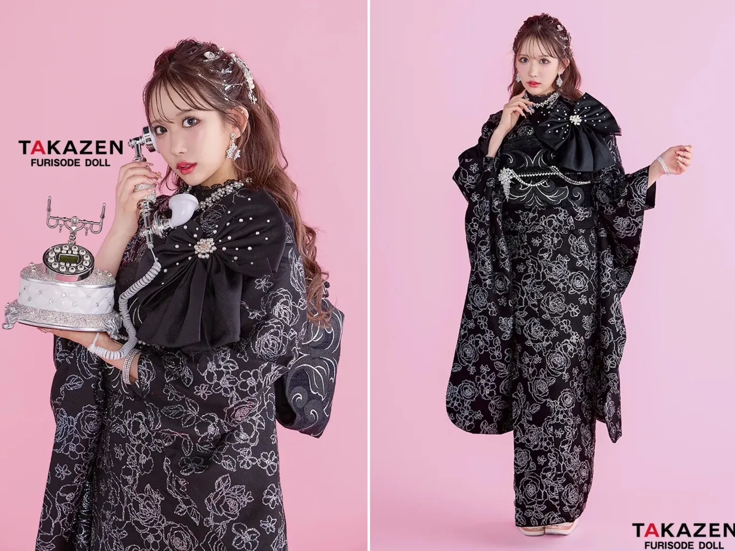振袖　レンタル　可愛い　おしゃれ　かっこいい　イマドキ　くすみ　写真　妹割