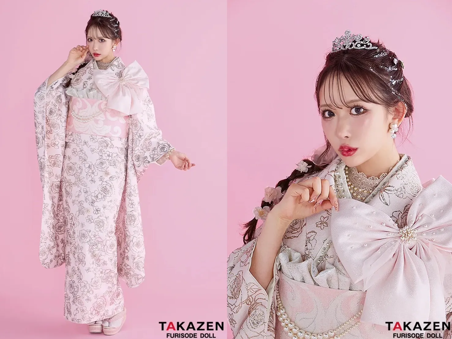 振袖　レンタル　可愛い　おしゃれ　かっこいい　イマドキ　くすみ　写真　妹割