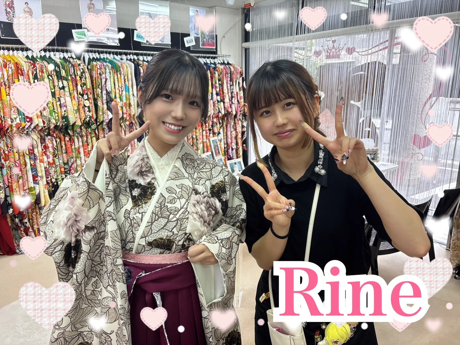 【TAKAZEN奈良店】3日♡ガーリーにかわいくコーディネートしてくれた2026卒業の袴姫ちゃん♡