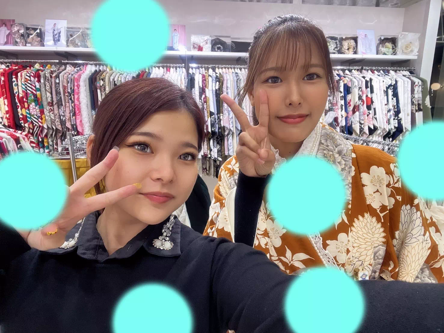 TAKAZEN神戸店　前撮り撮影会　イマドキ　カワイイ　コディネート　振袖　レンタル　袴　