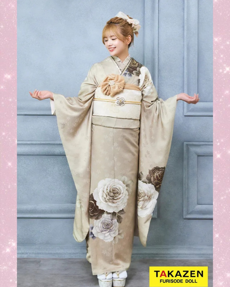 TAKAZEN心斎橋店　振袖レンタル　可愛い　イマドキ　大人　安い振袖