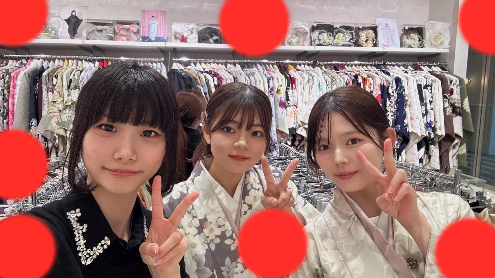 TAKAZEN神戸店　前撮り撮影会　イマドキ　カワイイ　コディネート　振袖　レンタル　袴　
