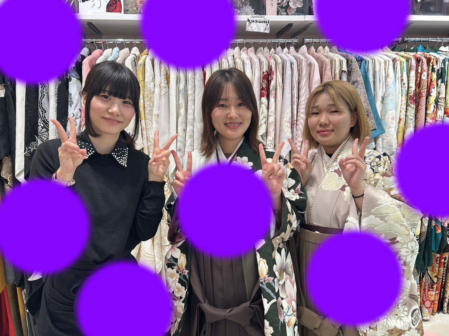 TAKAZEN神戸店 前撮り撮影会 イマドキ カワイイ コディネート 振袖 レンタル 袴