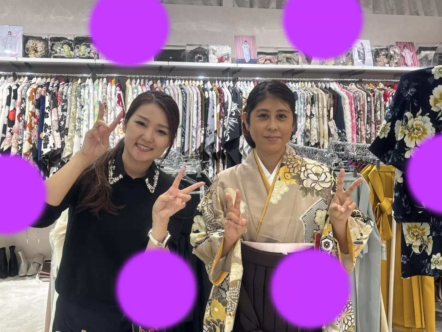 TAKAZEN神戸店　前撮り撮影会　イマドキ　カワイイ　コディネート　振袖　レンタル　袴　