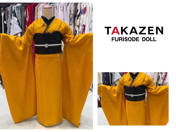 TAKAZEN神戸旧居留地店 前撮り撮影会 イマドキ カワイイ コディネート 振袖 カッコイイ からし無地 レンタル