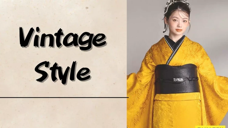 【TAKAZEN神戸旧居留地店】個性派必見！トレンドのブーツスタイルとも相性抜群のからし無地のお振袖のご紹介♡