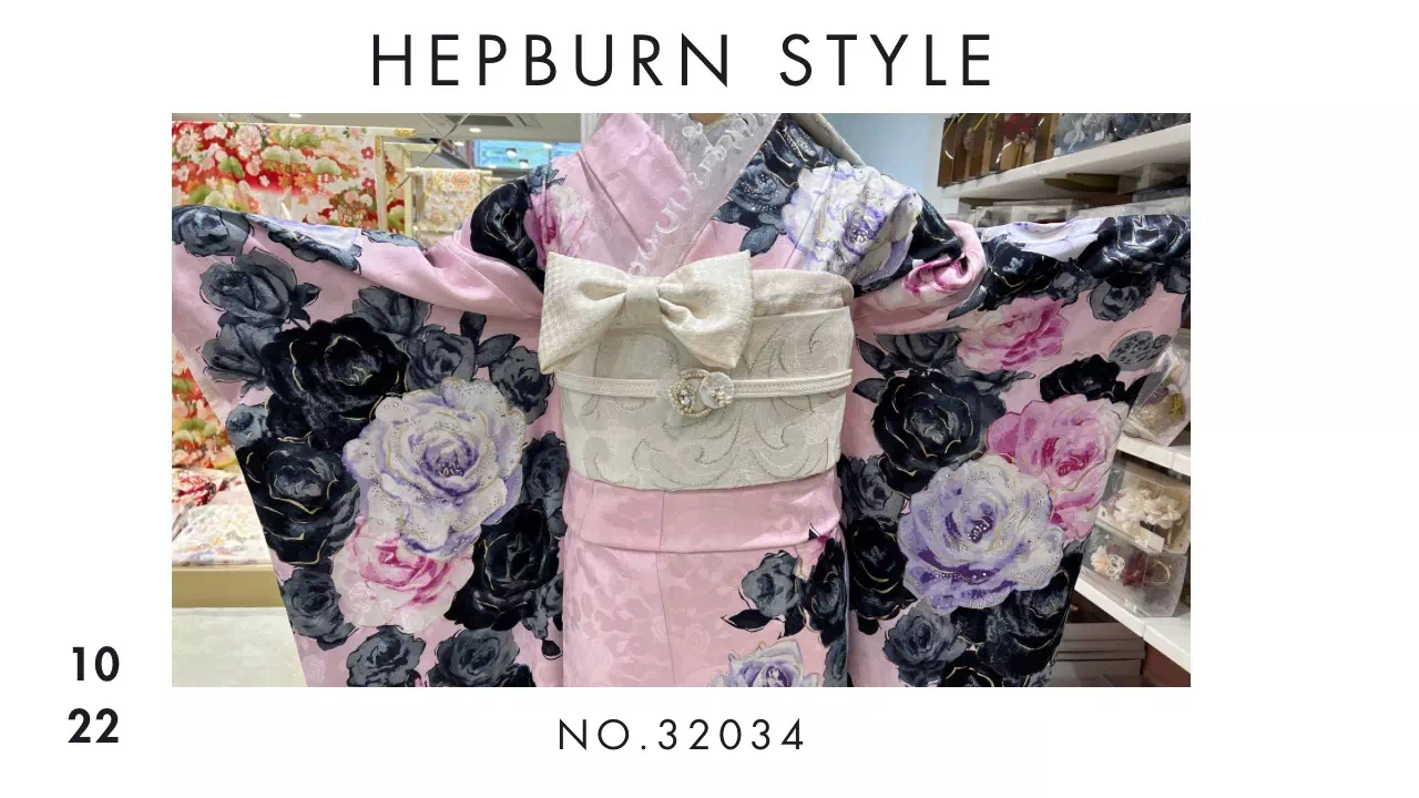 【TAKAZEN姫路店】♡22日　2027年成人式の方におすすめ！ヘップバーン地雷風振袖のご紹介♡