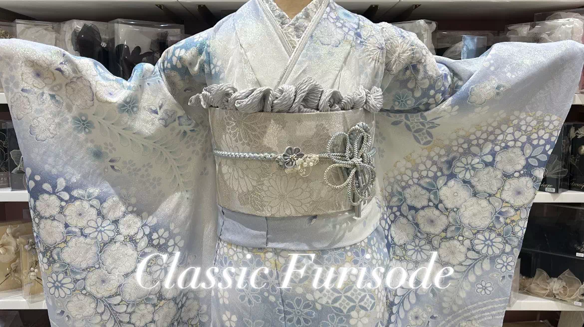 【TAKAZEN姫路店】♡26日　なえなの×LARMEのラメ感が可愛すぎる透明感アップ間違いなし水色振袖のご紹介♡